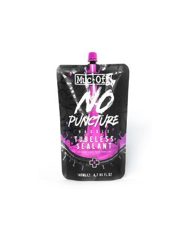 Muc-Off No Puncture Hassle Tubeless Sealant 140ml Pouch Only