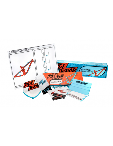 RideWrap Essential MTB Gloss Frame Protection Kit