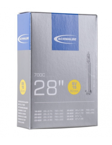 Slang 28tum 18-28mm Raceventil Schwalbe 60mm